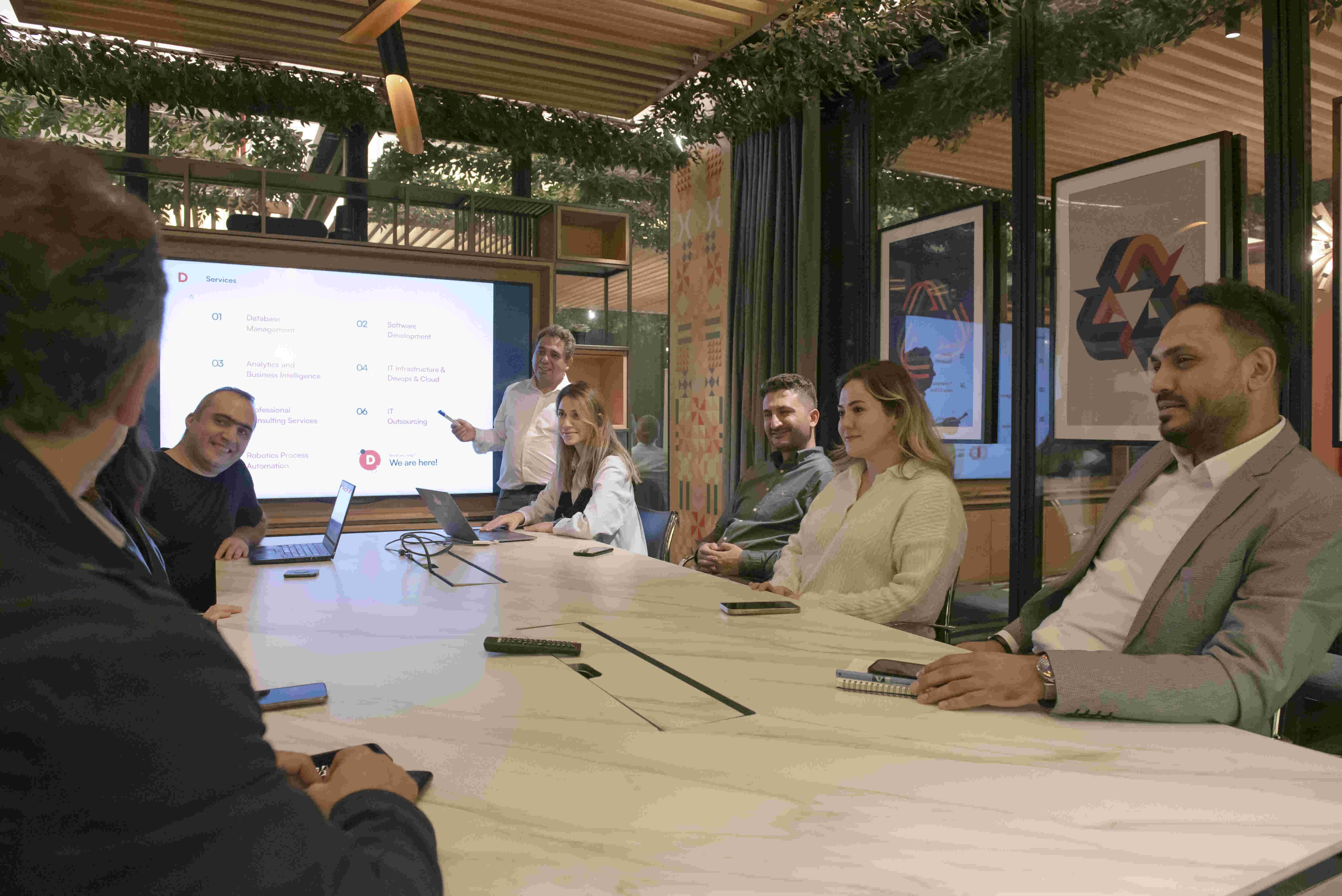 Deka Technology team in a partner strategy meeting